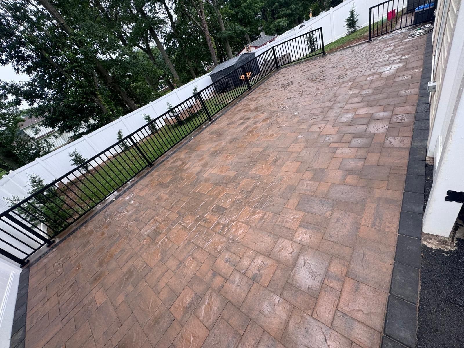 Gallery photos for Patio Transformation with Stylish Pavers and Lighting: Image #4