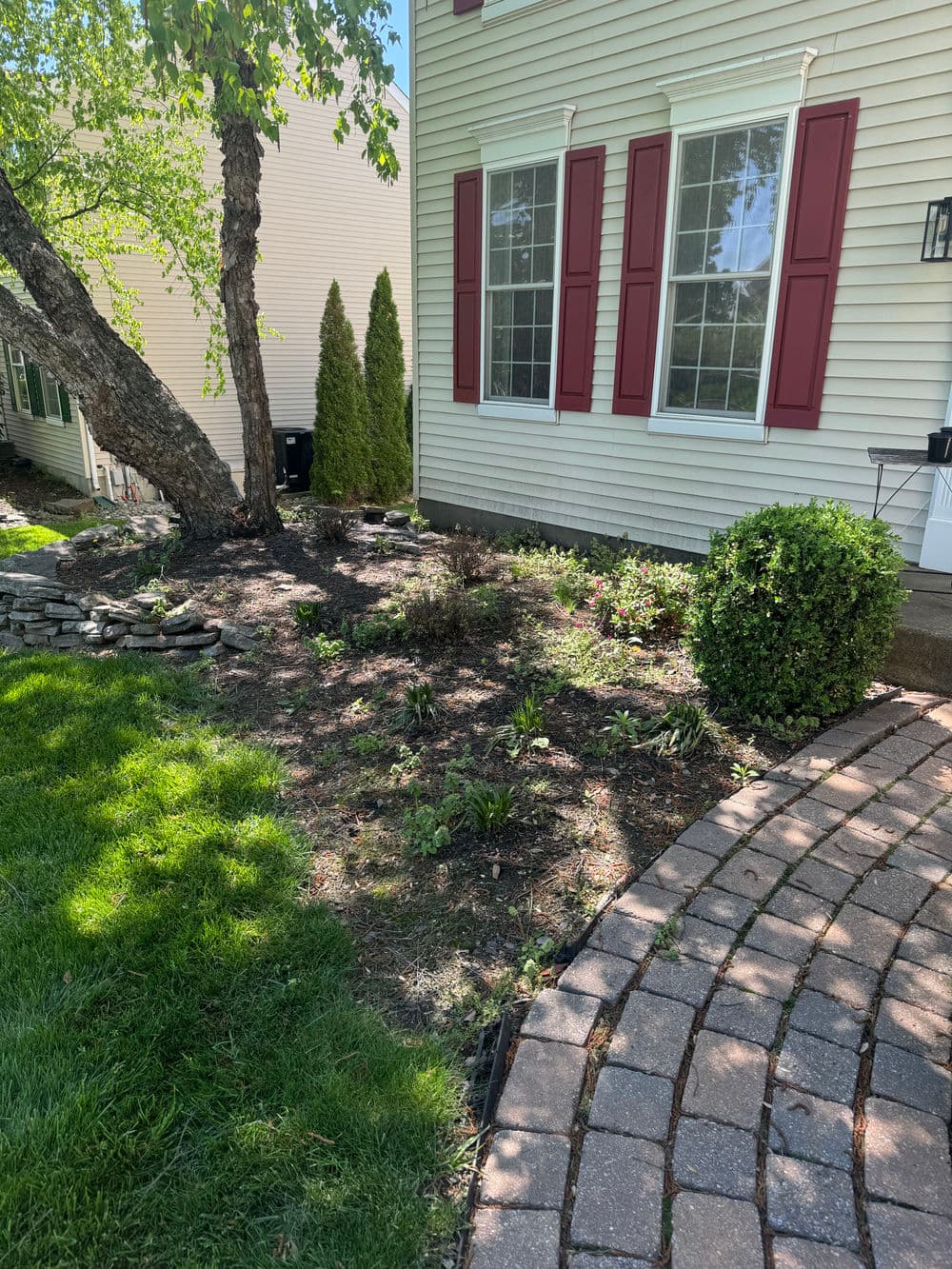 Gallery photos for Full Property Mulching and Bed Cleanup in Doylestown: Image #4