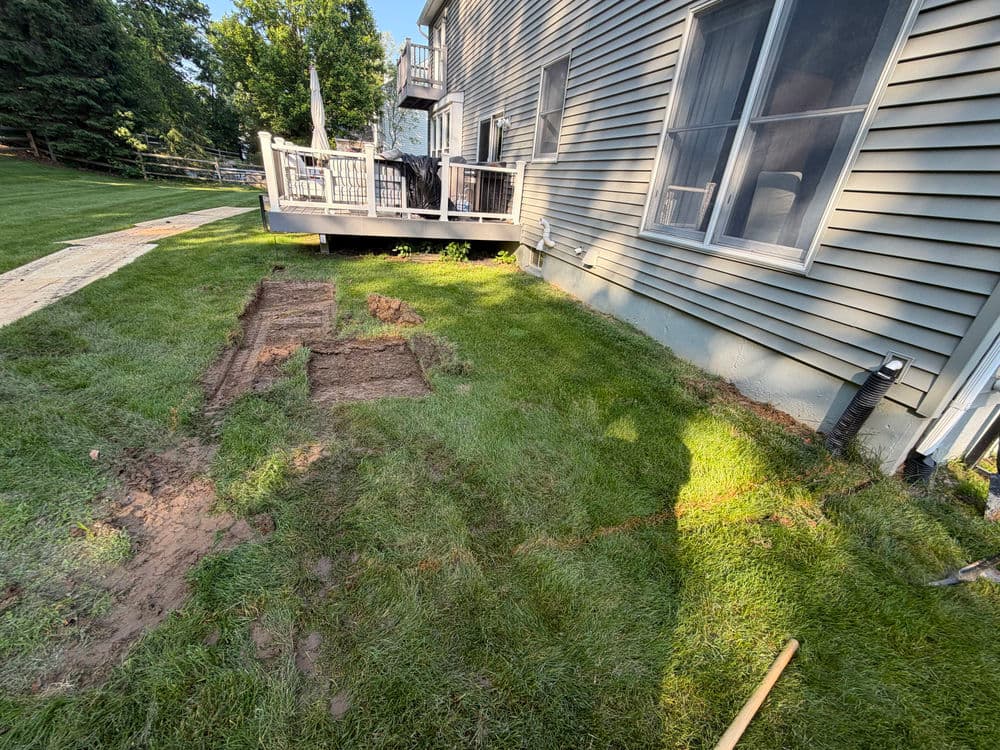 Paver Patio Installation Turns a Bare Backyard into an Outdoor Living Space in Pipersville image