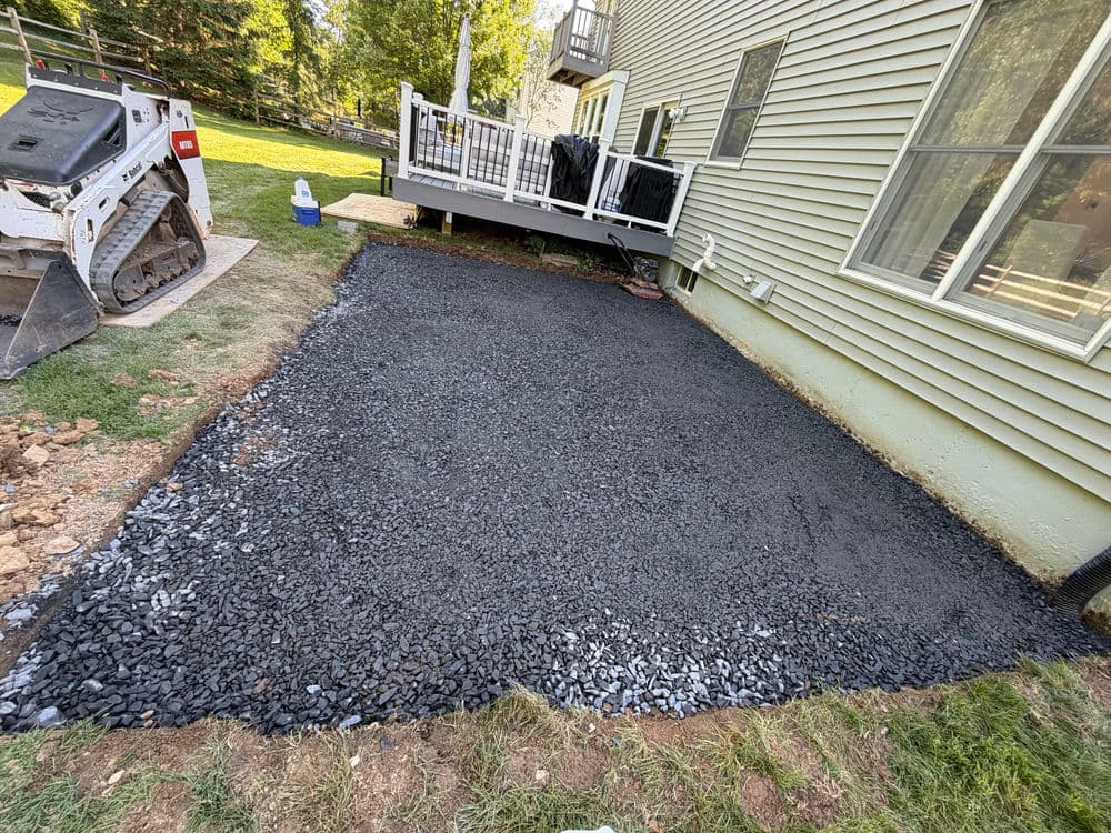 Gallery photos for Paver Patio Installation Turns a Bare Backyard into an Outdoor Living Space in Pipersville: Image #3