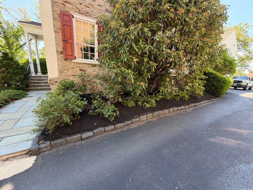 Landscape Bed Cleanup and Fresh Mulch Install in Doylestown image