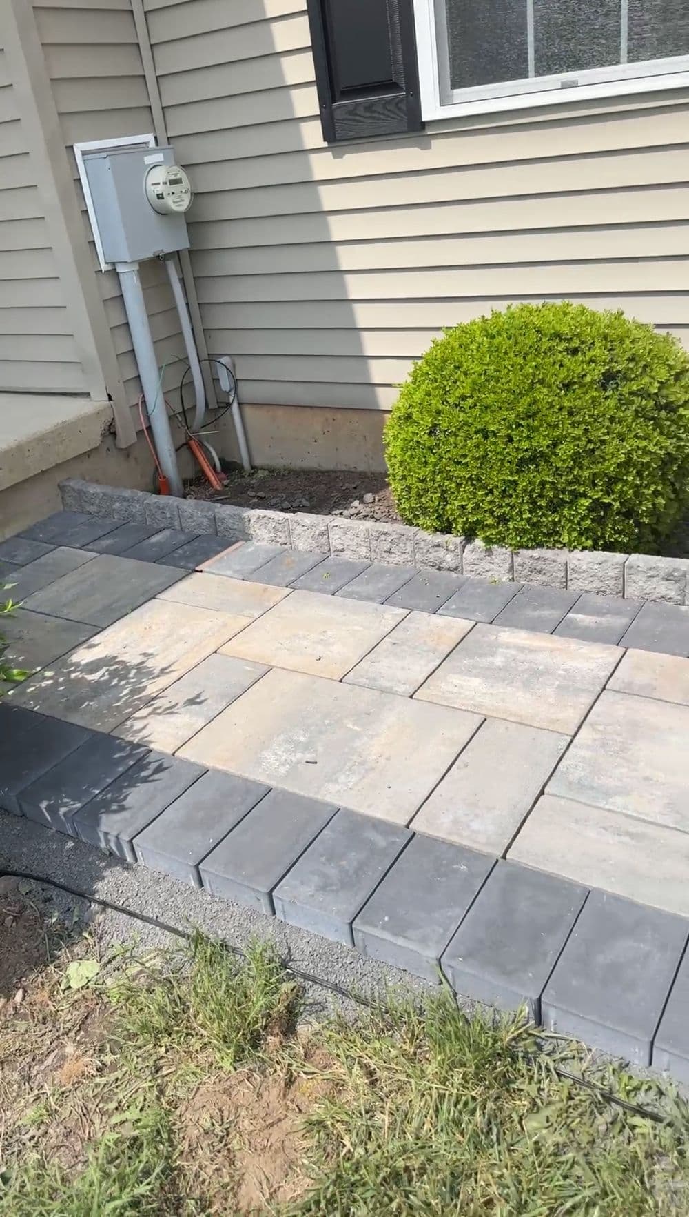 Gallery photos for Old Walkway Replaced With New Paver Pathways in Doylestown: Image #7