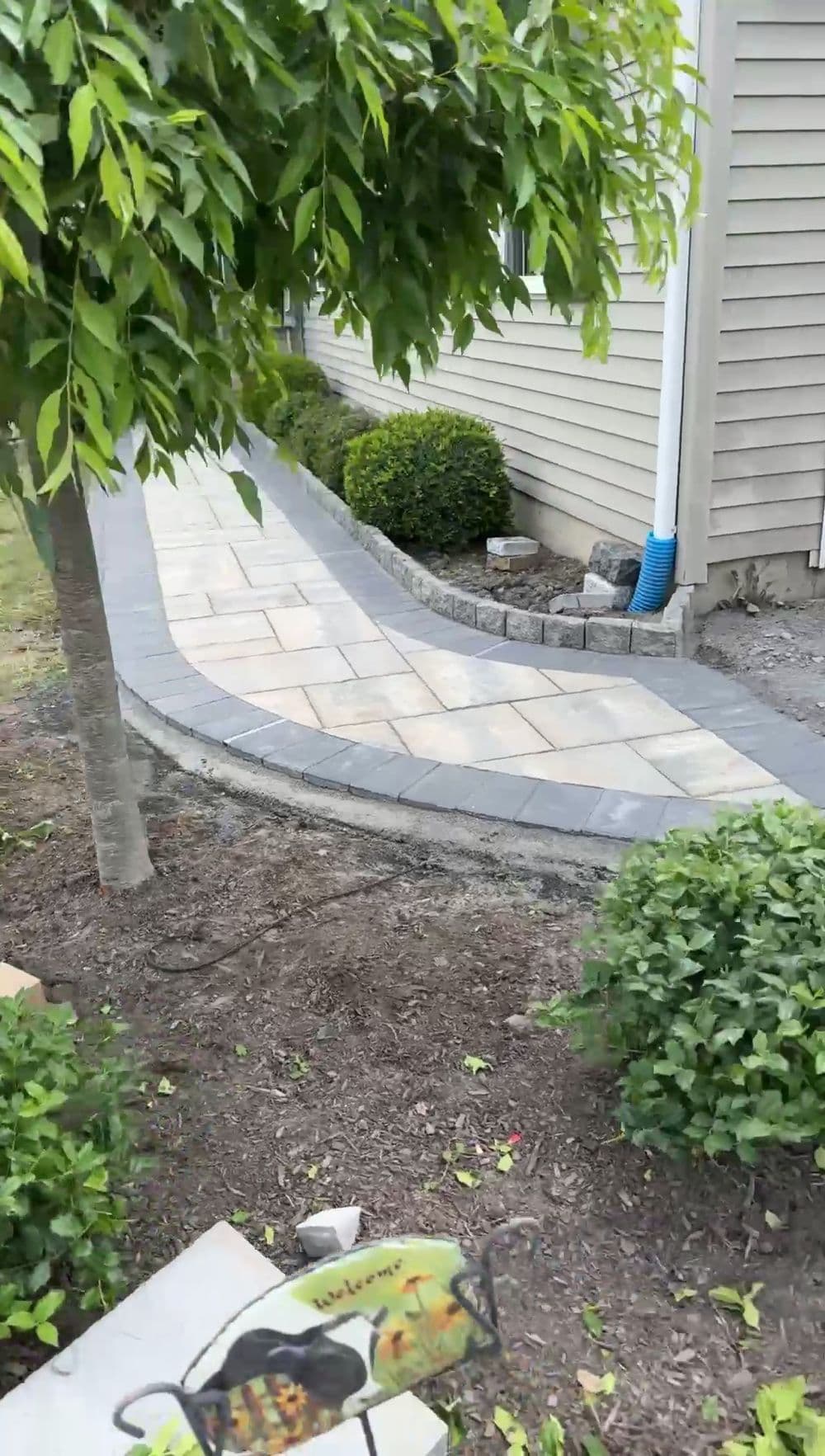 Gallery photos for Old Walkway Replaced With New Paver Pathways in Doylestown: Image #10