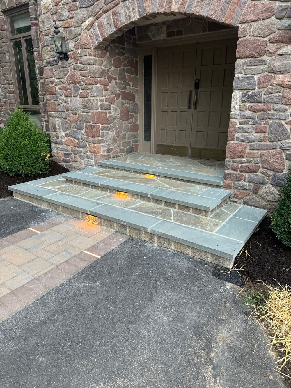 Gallery photos for Flagstone Patio, Retaining Wall and Entry Steps in Doylestown: Image #13