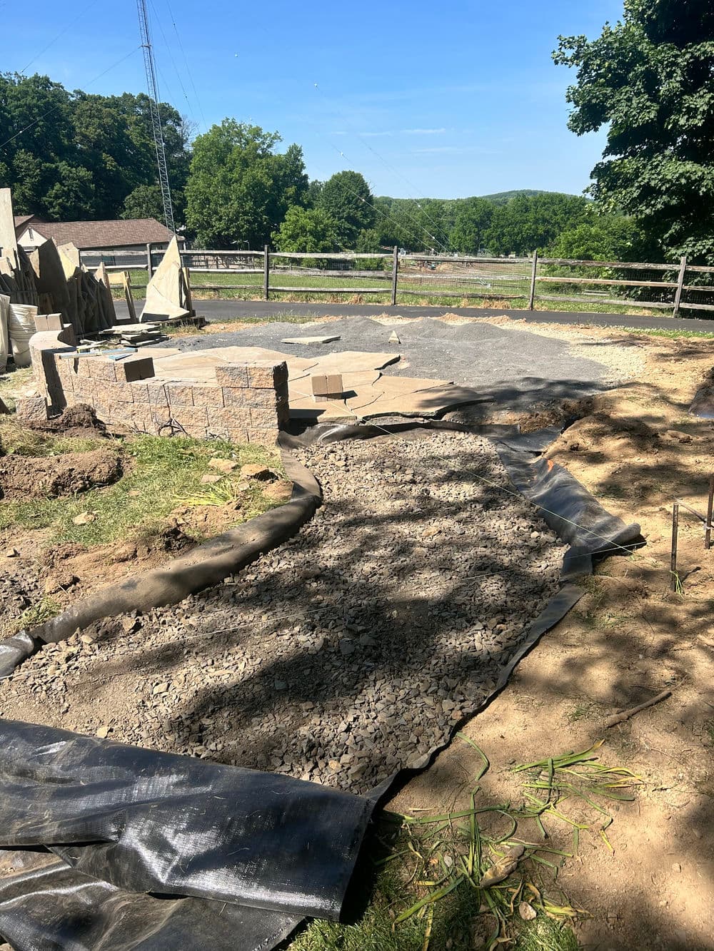 Gallery photos for Flagstone Patio, Retaining Wall and Entry Steps in Doylestown: Image #9