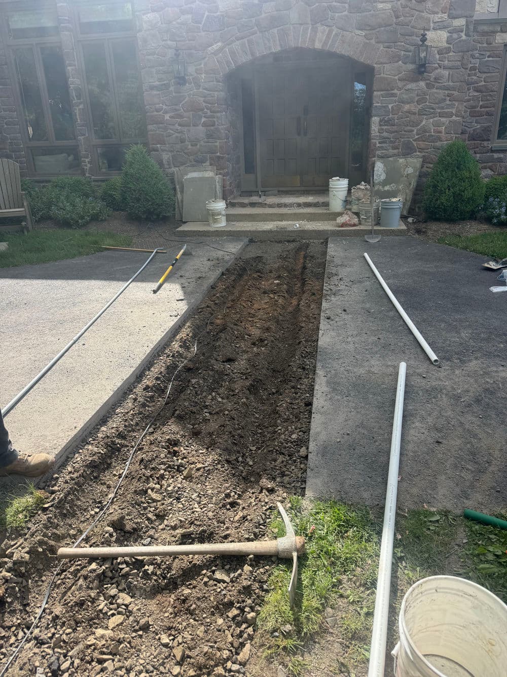 Gallery photos for Flagstone Patio, Retaining Wall and Entry Steps in Doylestown: Image #12