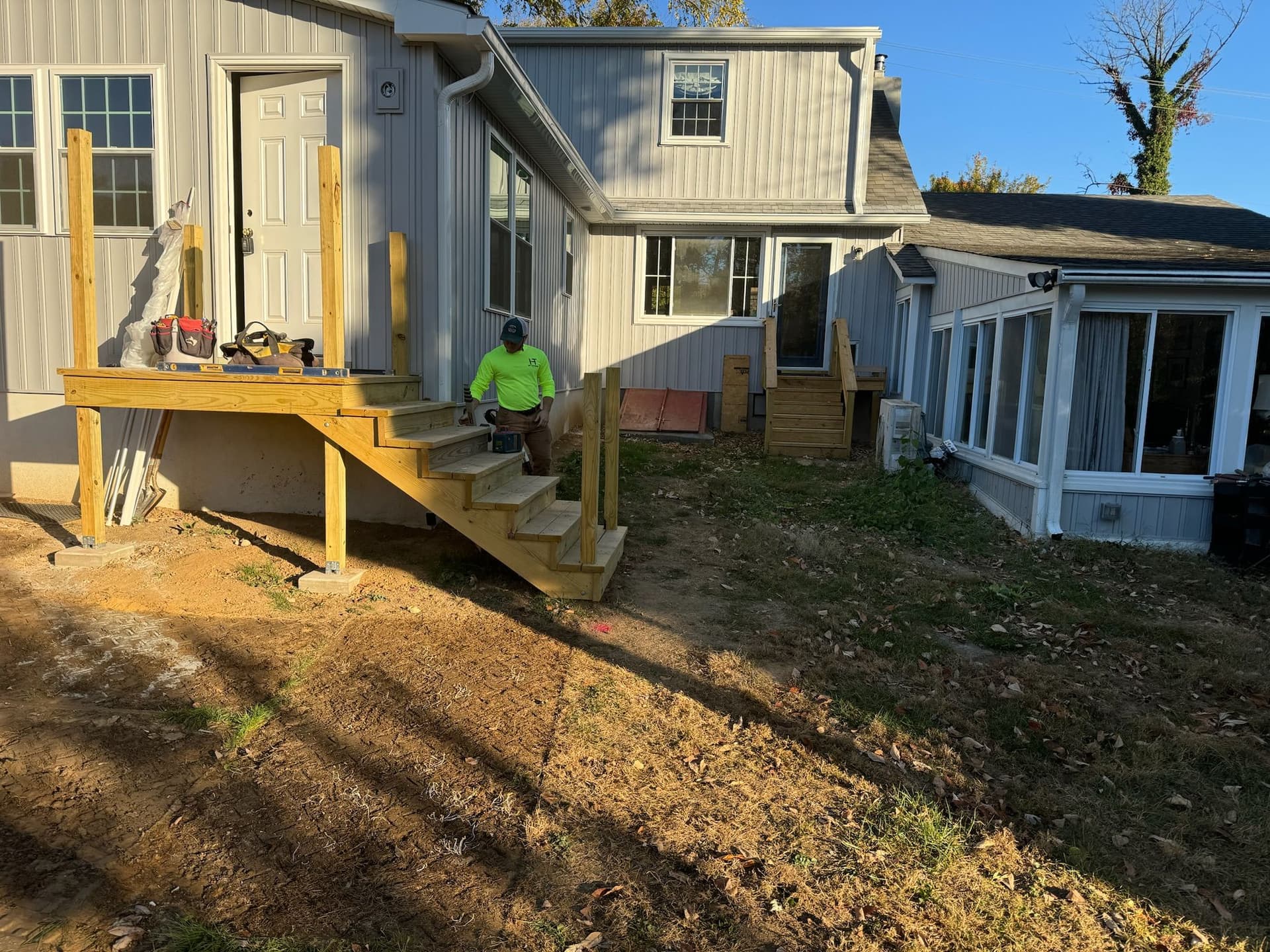 Gallery photos for Stunning Stone Patio Installation: Image #1