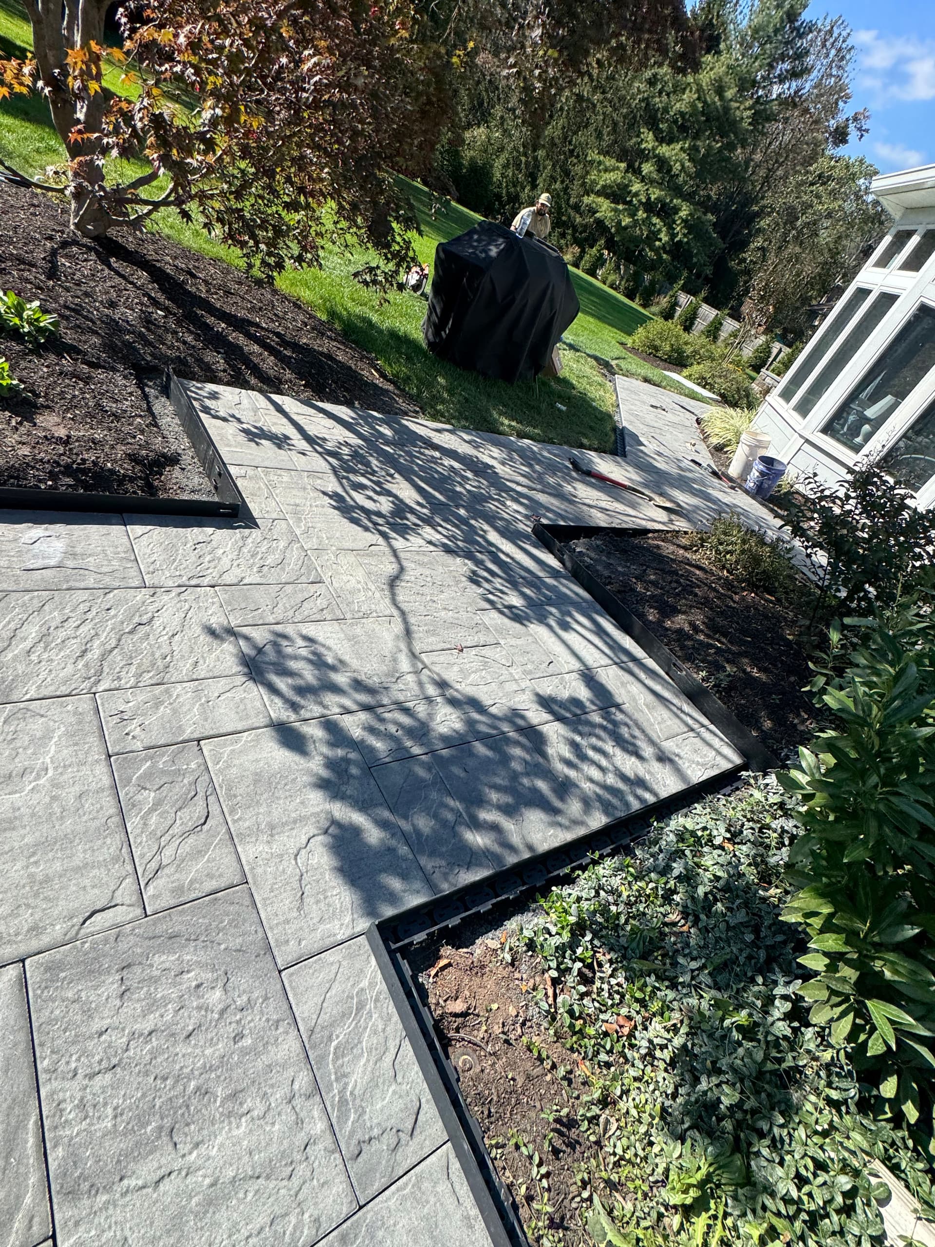 Gallery photos for Elegant Paver Walkway Installation: Image #1