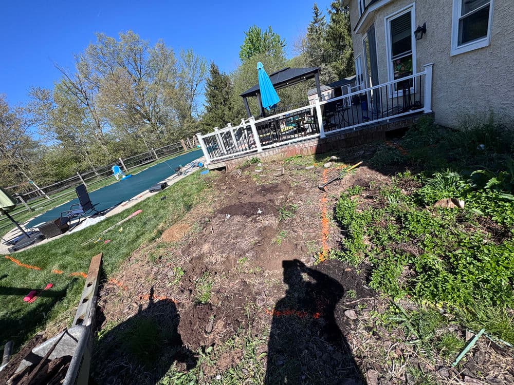 Gallery photos for Backyard Patio and Paver Installation in Pipersville: Image #1