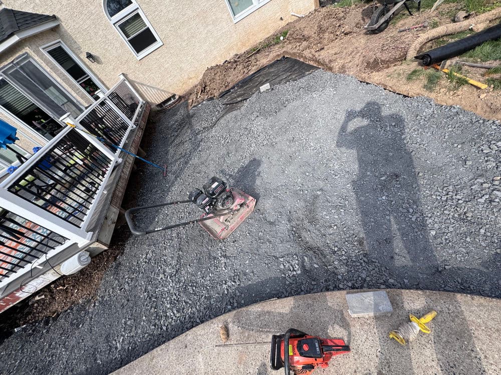 Gallery photos for Backyard Patio and Paver Installation in Pipersville: Image #2