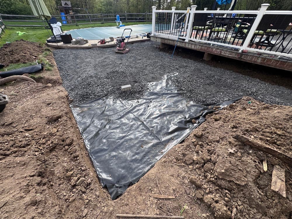 Gallery photos for Backyard Patio and Paver Installation in Pipersville: Image #3
