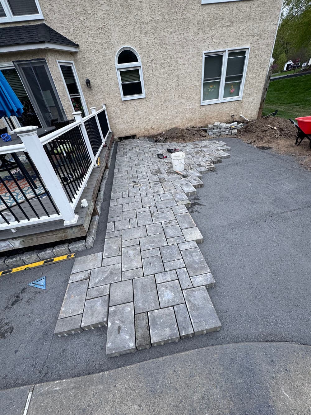 Gallery photos for Backyard Patio and Paver Installation in Pipersville: Image #5