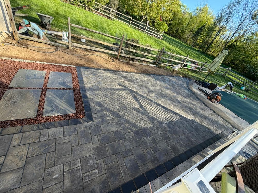 Gallery photos for Backyard Patio and Paver Installation in Pipersville: Image #6