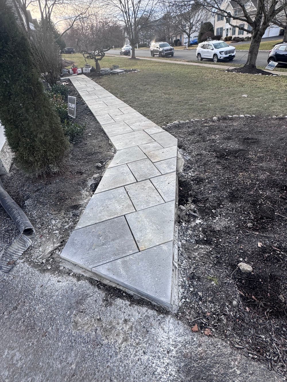 Gallery photos for Complete Hardscape Overhaul Steps Walkways and More in Pipersville PA: Image #7