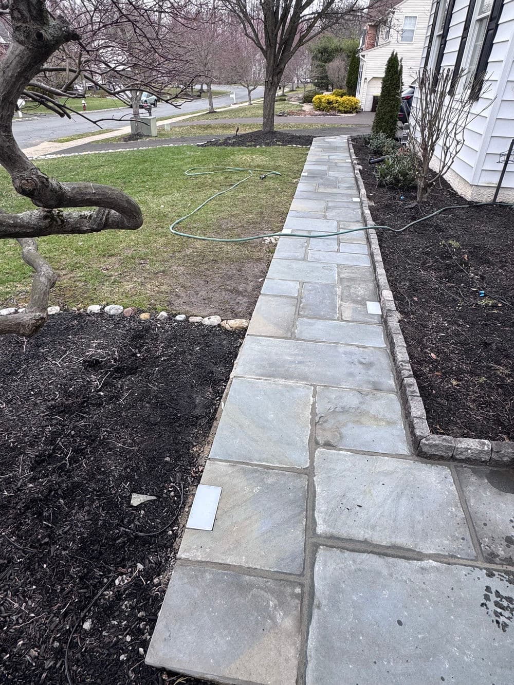 Gallery photos for Complete Hardscape Overhaul Steps Walkways and More in Pipersville PA: Image #13