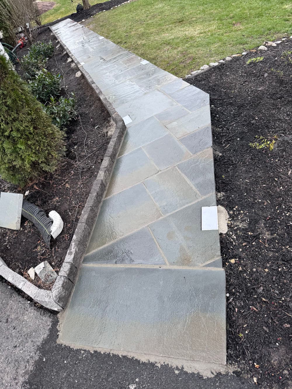 Gallery photos for Complete Hardscape Overhaul Steps Walkways and More in Pipersville PA: Image #8