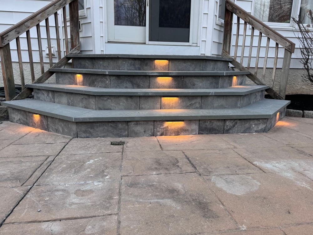 Gallery photos for Complete Hardscape Overhaul Steps Walkways and More in Pipersville PA: Image #4