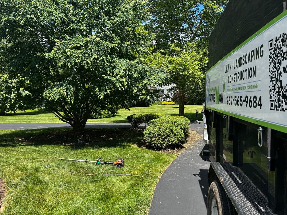 Gallery photos for Full-Property Shrub Trimming and Mulch Refresh in Perkasie PA: Image #3