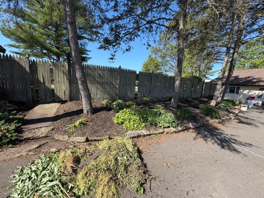 Gallery photos for Mulch Installation and Bed Cleanup Across Doylestown PA Properties: Image #9