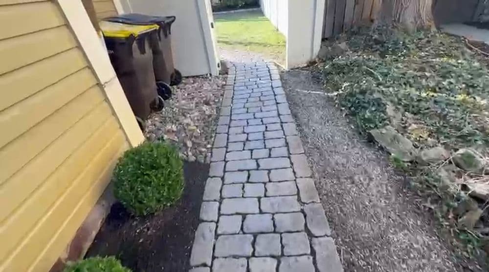 Gallery photos for Paver Walkway and Landscape Border Install in Perkasie PA: Image #4
