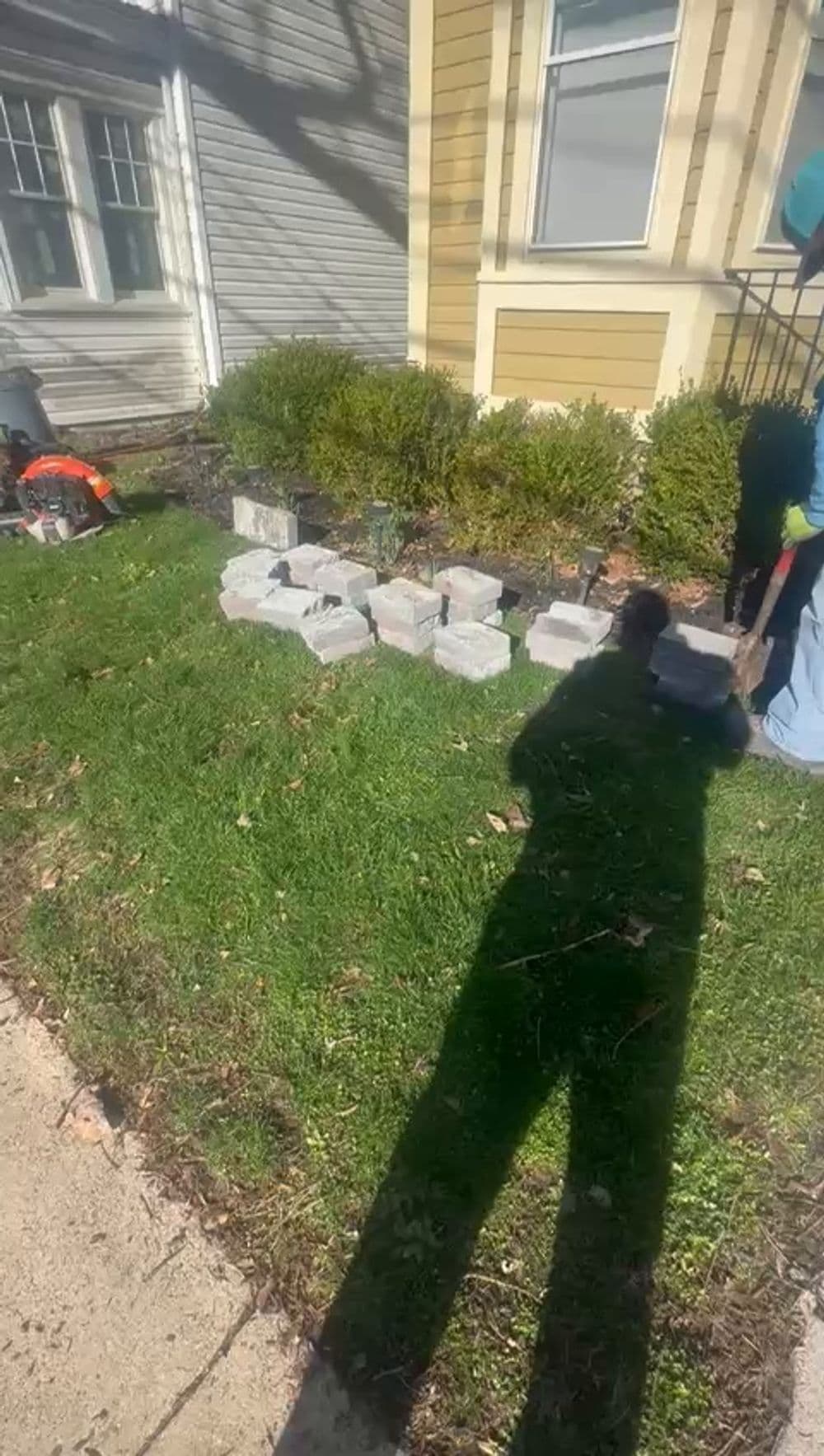 Gallery photos for Paver Walkway and Landscape Border Install in Perkasie PA: Image #1